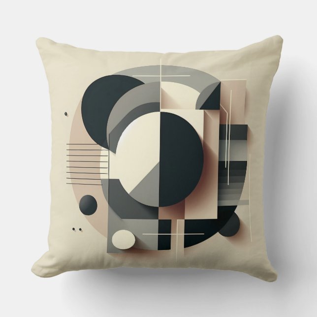 Symmetric Dimensional Geometry Kissen (Vorderseite)
