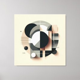 Symmetric Dimensional Geometry Leinwanddruck