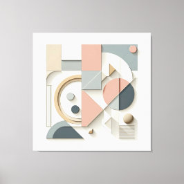 Symmetric Shape Ensemble Leinwanddruck