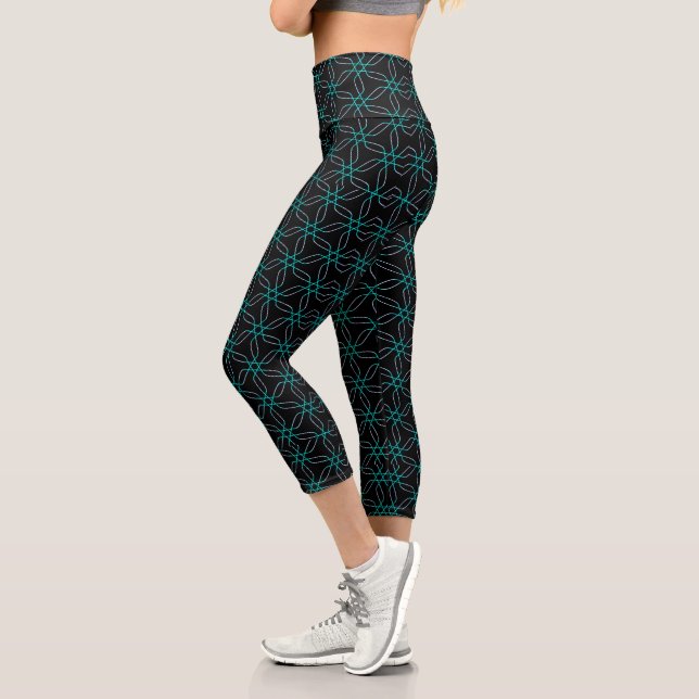 Symmetrie in Bewegung Capri Leggings (Links)