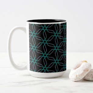 Symmetrie in Bewegung Zweifarbige Tasse