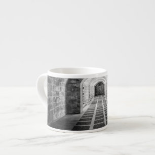 Symmetrie in Schwarz/Weiß Espressotasse