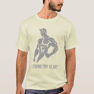 Symmetrie ist Kunst Goldenes Zeitalter Bodybuildin T-Shirt