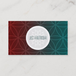 Symmetrieverabredungs-Erinnerung Terminkarte