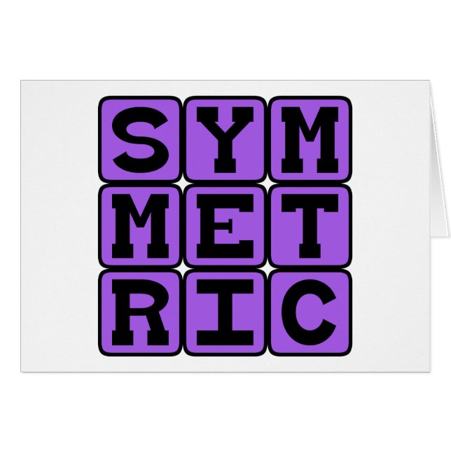 Symmetrisch, spiegelähnlich (Vorderseite (Horizontal))