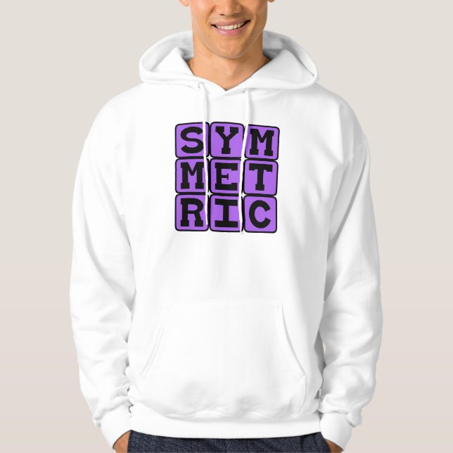 Symmetrisch, spiegelähnlich hoodie (Vorderseite)