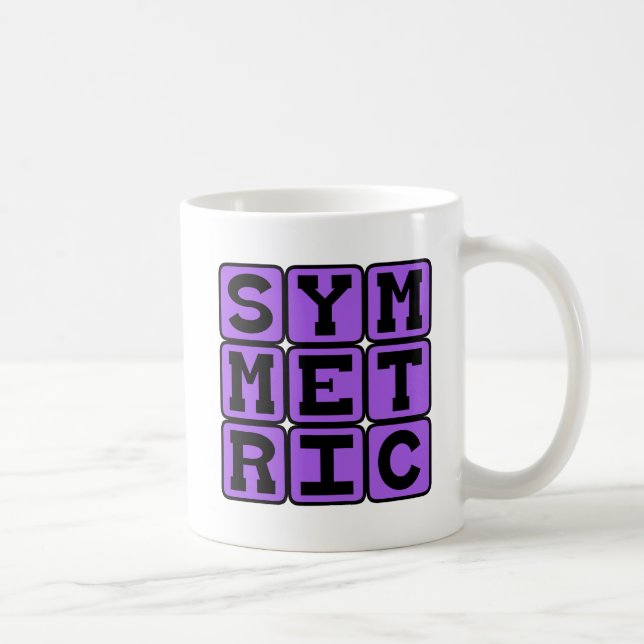 Symmetrisch, spiegelähnlich kaffeetasse (Rechts)