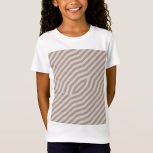 Symmetrische diagonale Streifen Hintergrund 12 T-Shirt