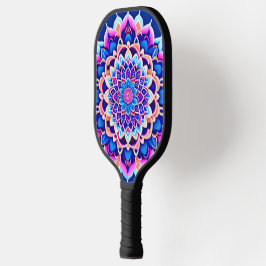 Symmetrische Mandala Crossbody Bags Pickleball Schläger