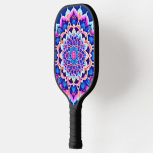 Symmetrische Mandala Crossbody Bags Pickleball Schläger