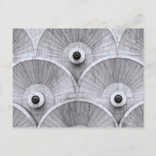 Symmetrische Muster in Jerewan, Armenien. Postkarte