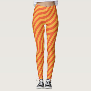 Symmetrischer diagonaler Streifen Hintergrund 8 Leggings