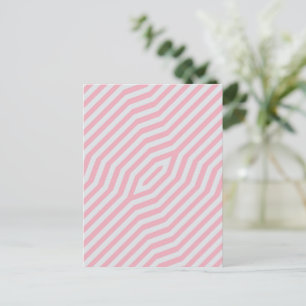 Symmetrischer Hintergrund mit diagonalen Streifen Postkarte