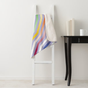 Symmetrischer Hintergrund mit diagonalen Streifen  Sherpadecke