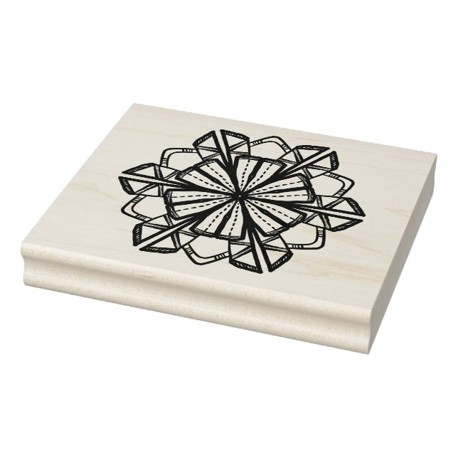 Symmetrisches Design Gummistempel (Stempel)