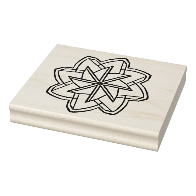 Symmetrisches Design Gummistempel (Stempel)
