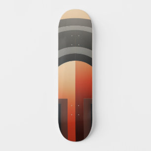 Symmetrisches Design mit Bögen Skateboard