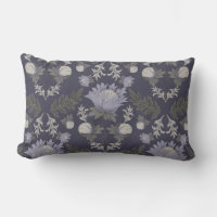 Symmetrisches dunkelviolettes Blumenmuster