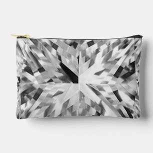 Symmetrisches vielseitiges geometrisches Diamantfo Zubehörtasche