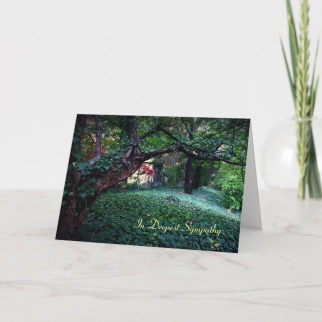 Sympathie Card - Deep Peace Gaelic Sessing Karte (Vorderseite)