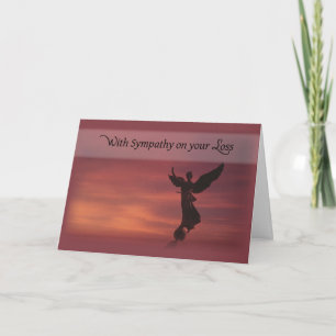 Sympathie Engel Sonnenuntergang, Religiös Karte