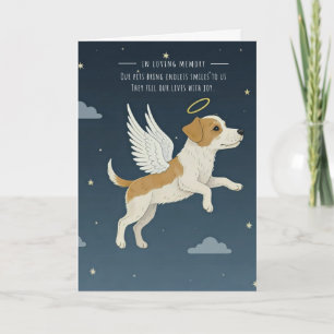 Sympathie-Karte Angel Dog Serie Karte