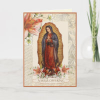 Sympathie katholische Messopfergabe Guadalupe Mari