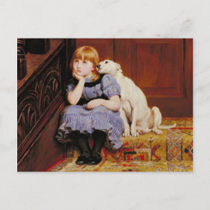 Sympathie (von Briton Riviere) Postkarte
