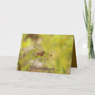 Sympathiekarte - Forever with you (Libelle) Karte