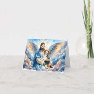 Sympathiekarte für den Verlust des Hundes Jesus mi Karte