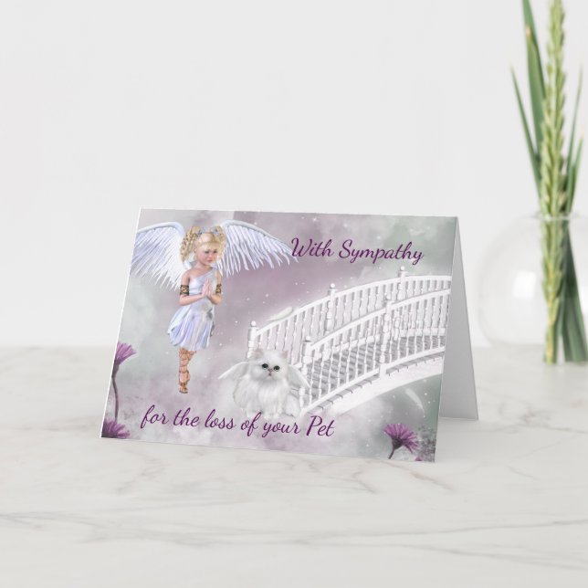 Sympathiekarte für den Verlust eines Haustiers Karte (Vorderseite)