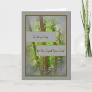 Sympathiekarte für einen Vater Karte