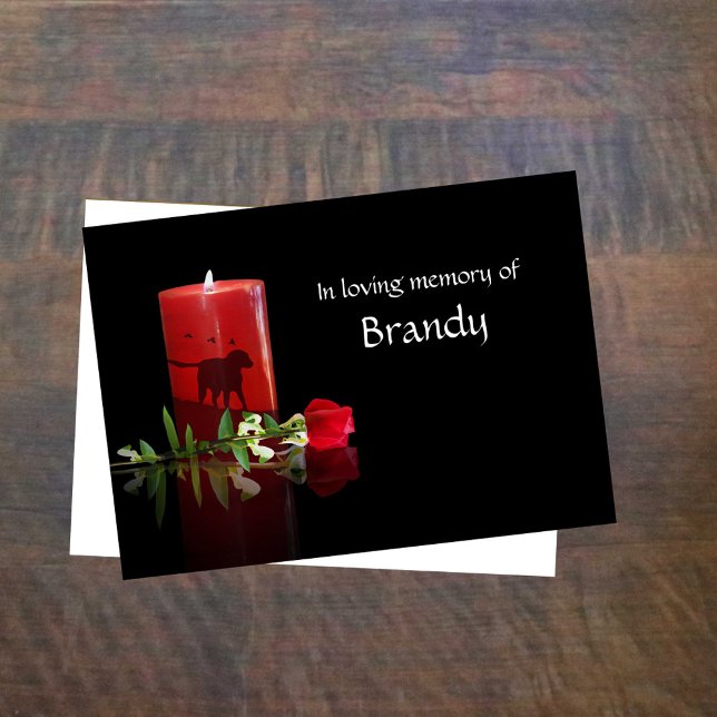 Sympathiekarte für Hunde mit Individuelle Name Karte (Von Creator hochgeladen)