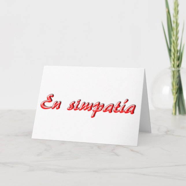 Sympathiekarte Karte (Vorderseite)
