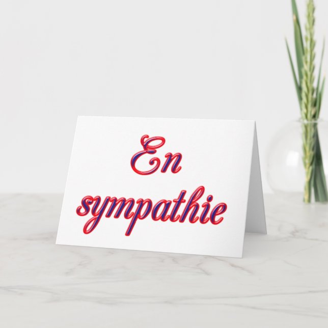 Sympathiekarte Karte (Vorderseite)