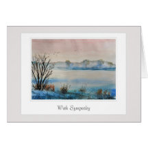 Sympathiekarte mit einem gekümmert