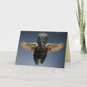 Sympathiekarte Scottish Terrier Engel Karte