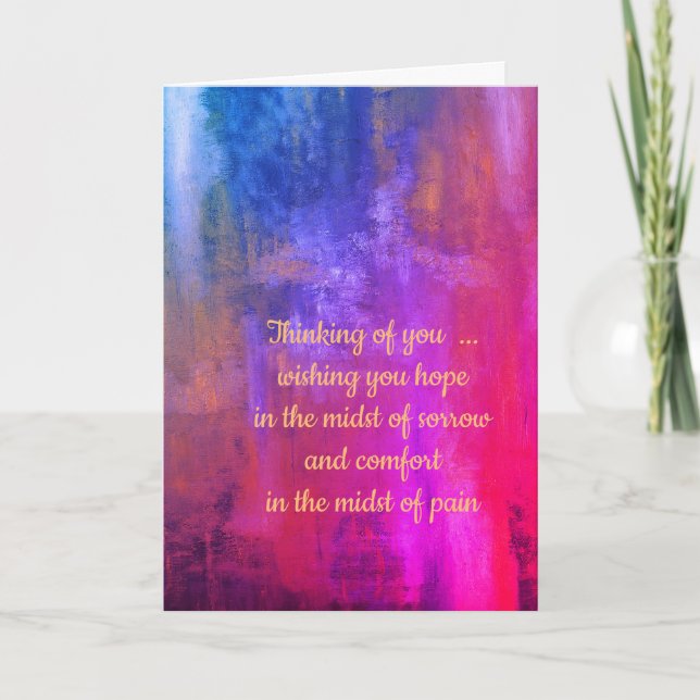 Sympathiekarte von dalDesignNZ Karte (Vorderseite)