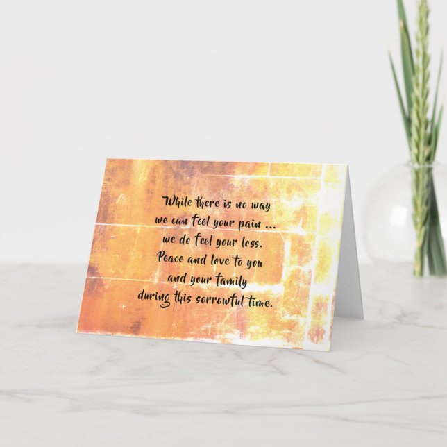 Sympathiekarte von dalDesignNZ Karte (Vorderseite)