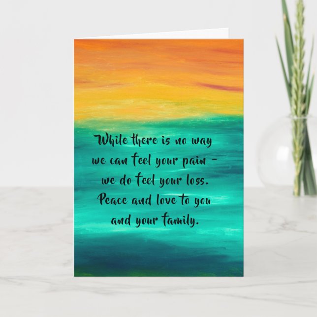 Sympathiekarte von dalDesignNZ Karte (Vorderseite)