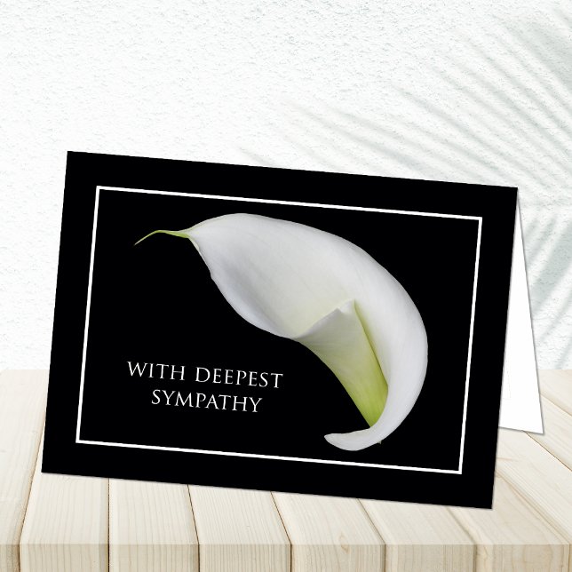 Sympathiekarten Tod - mit tiefem Beileid Karte (Von Creator hochgeladen)