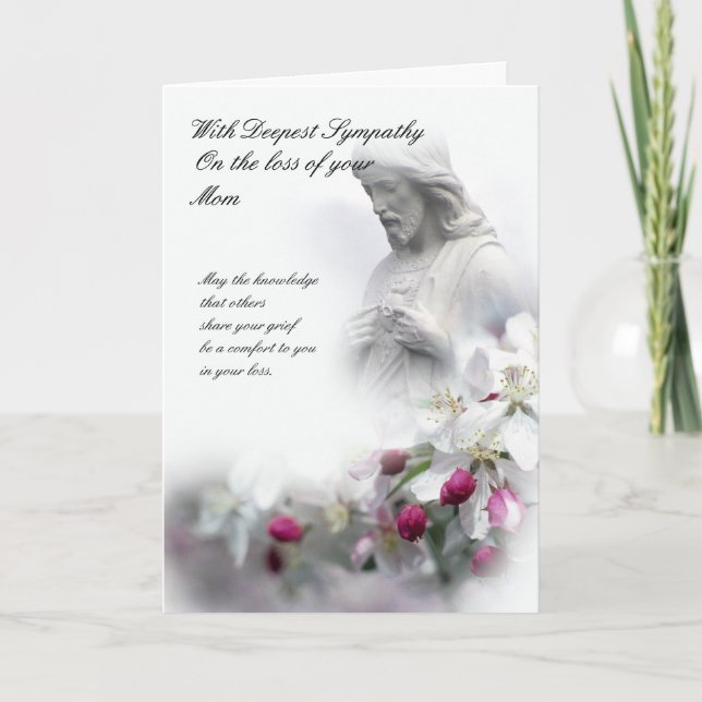 Sympathischer Verlust der Mama Karte (Vorderseite)