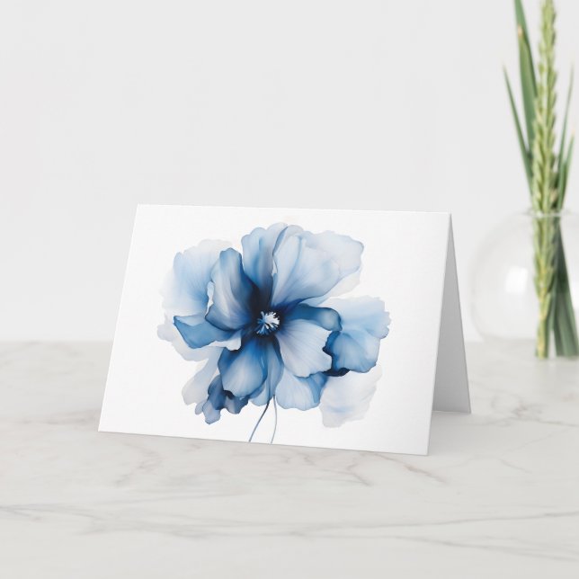 Sympathy Card Blumengebet Karte (Vorderseite)