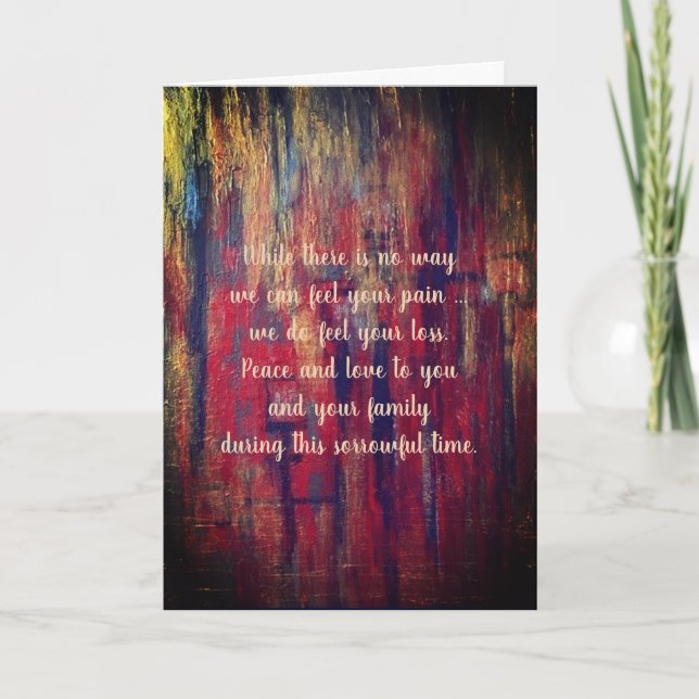 Sympathy Card by dalDesignNZ Karte (Vorderseite)