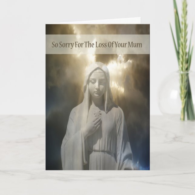 Sympathy Card für den Verlust von Mum Karte (Vorderseite)