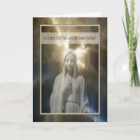 Sympathy Card für den Verlust von Mutter Religious
