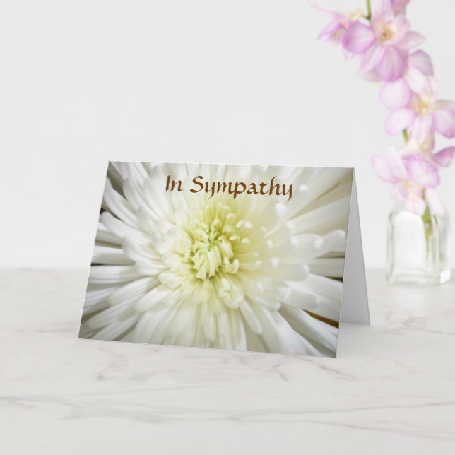 Sympathy Card (für jedermann) Karte (Orchidee)