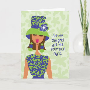 Sympathy Card - Runter von der Gitarre Dankeskarte