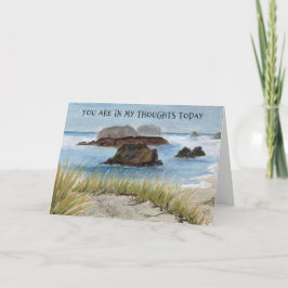 Sympathy Card Seascape Karte
