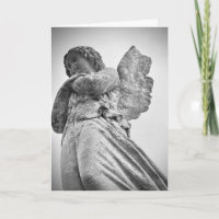 Sympathy Card Stone Angel Heaven Zitat Trauer